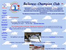 Tablet Screenshot of bellanca-championclub.com